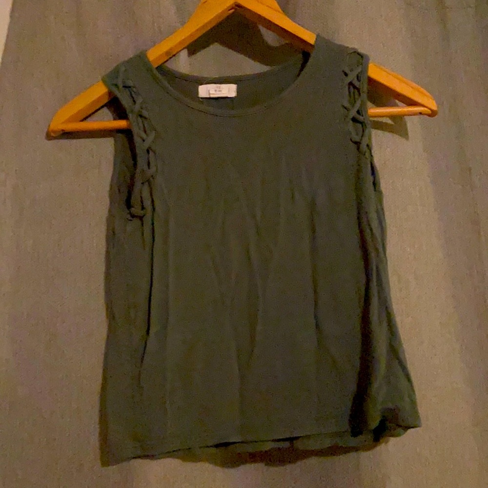Green shirt